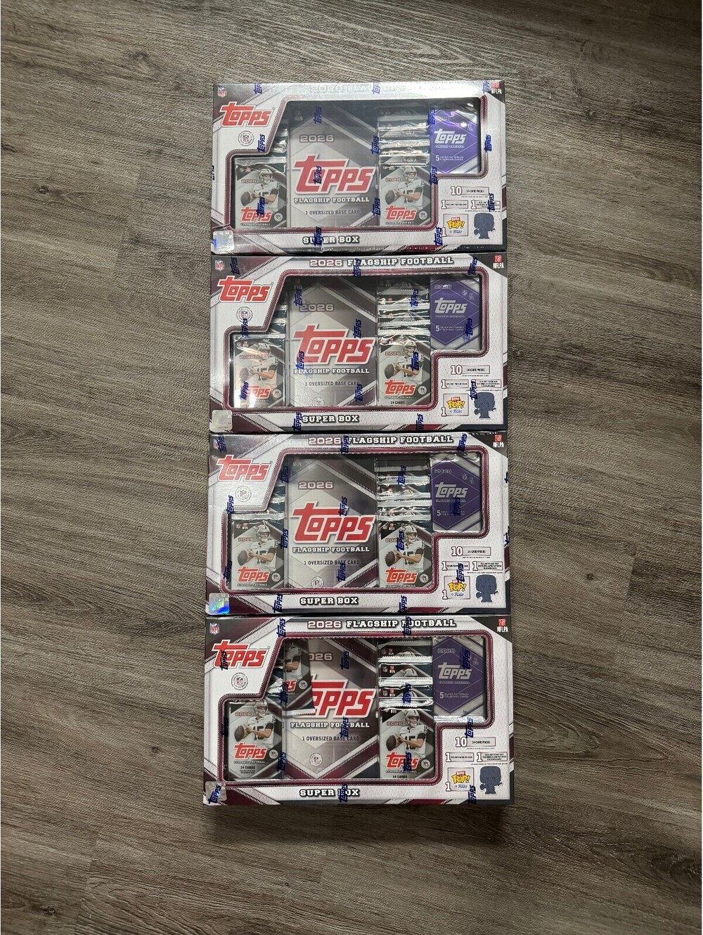 4x Topps 2026 Flagship Football NFL Super Box